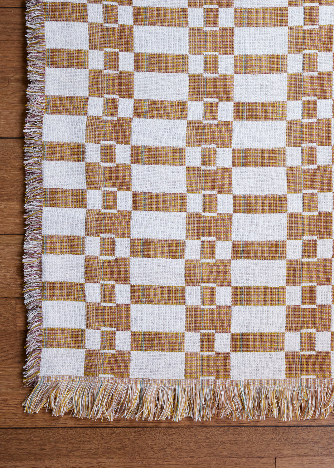 Reggie Bedspread in Apricot