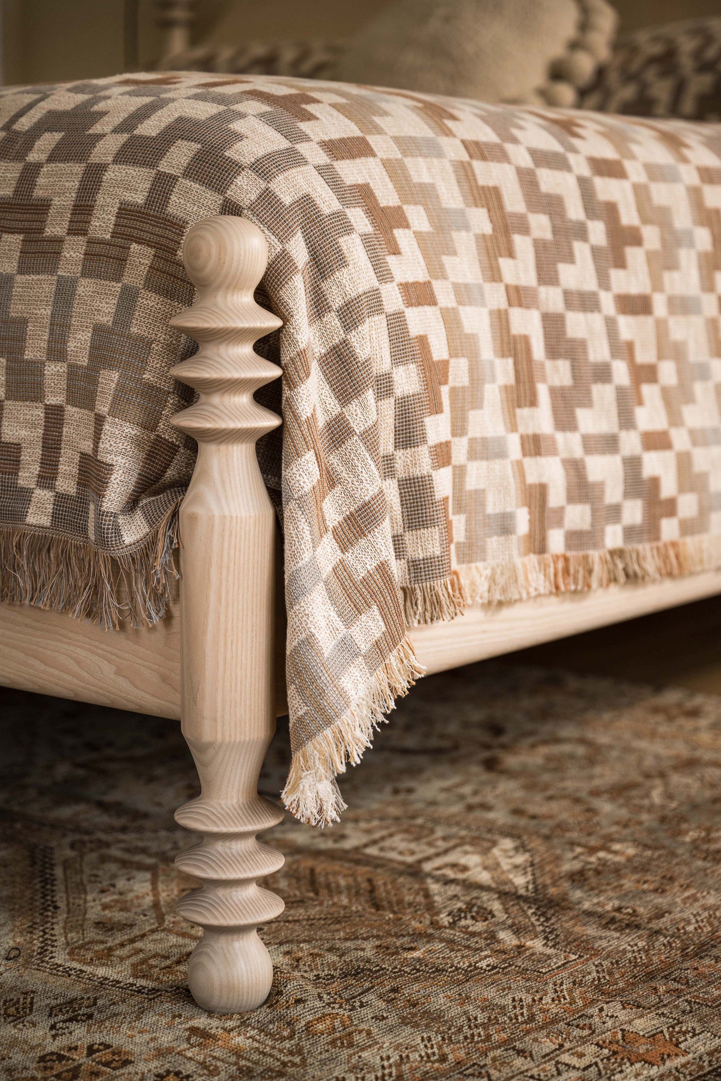 Esme Bedspread in Rust