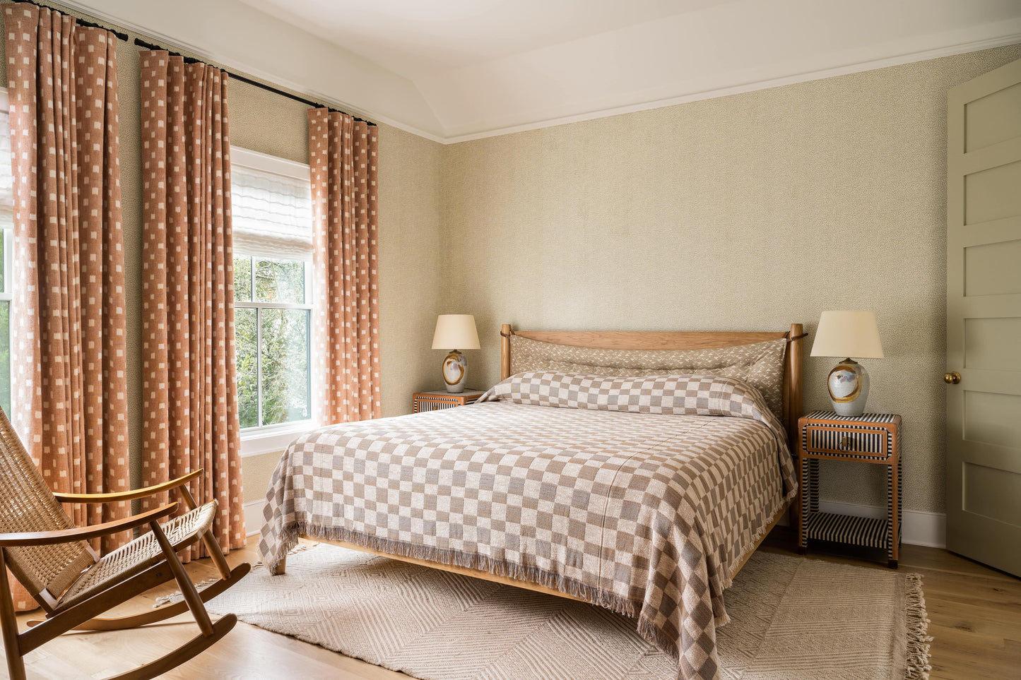 Mariana Bedspread in Stone