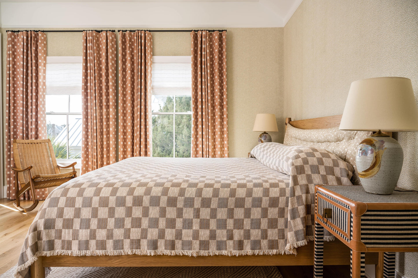 Mariana Bedspread in Stone