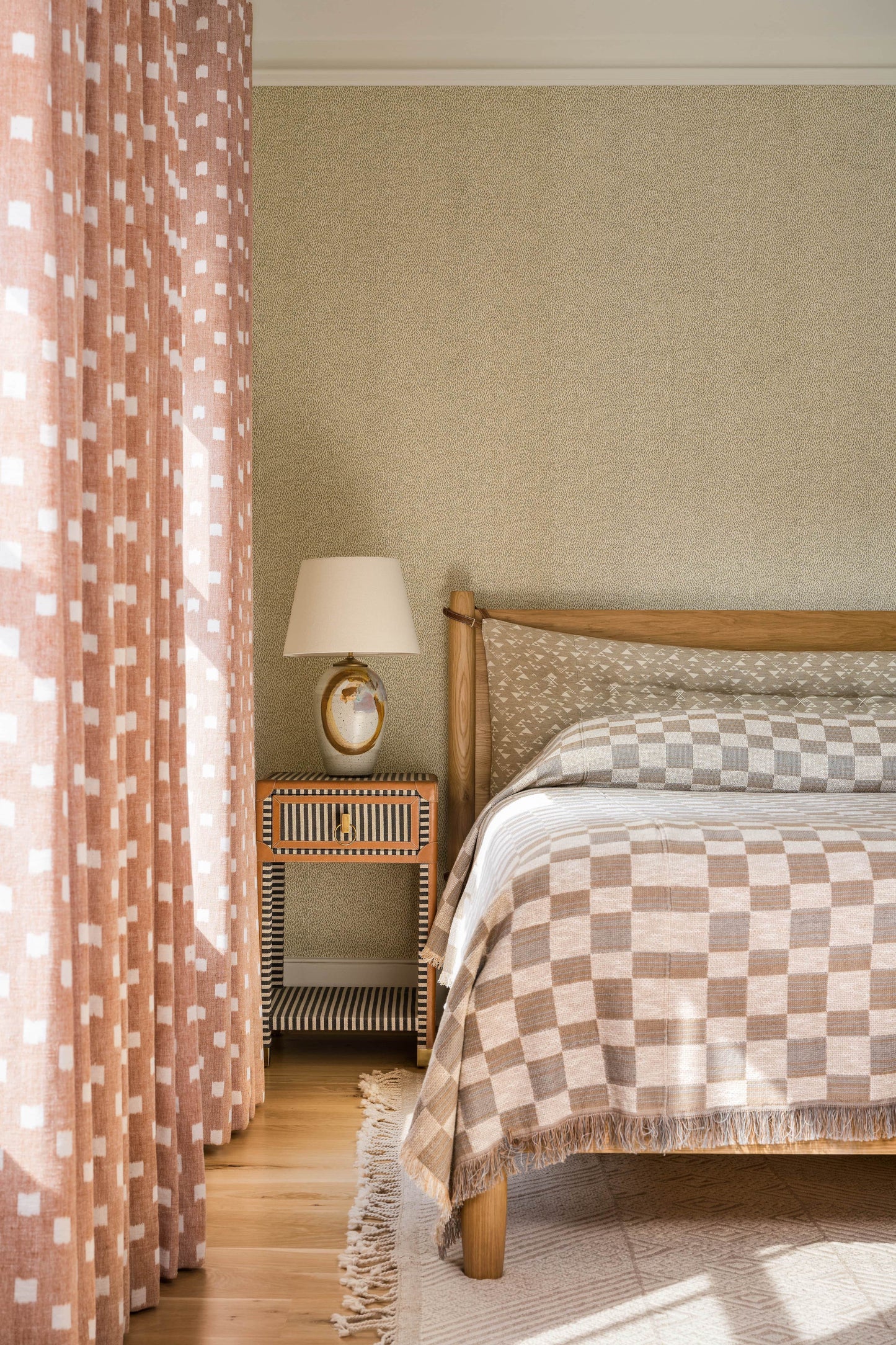 Mariana Bedspread in Stone