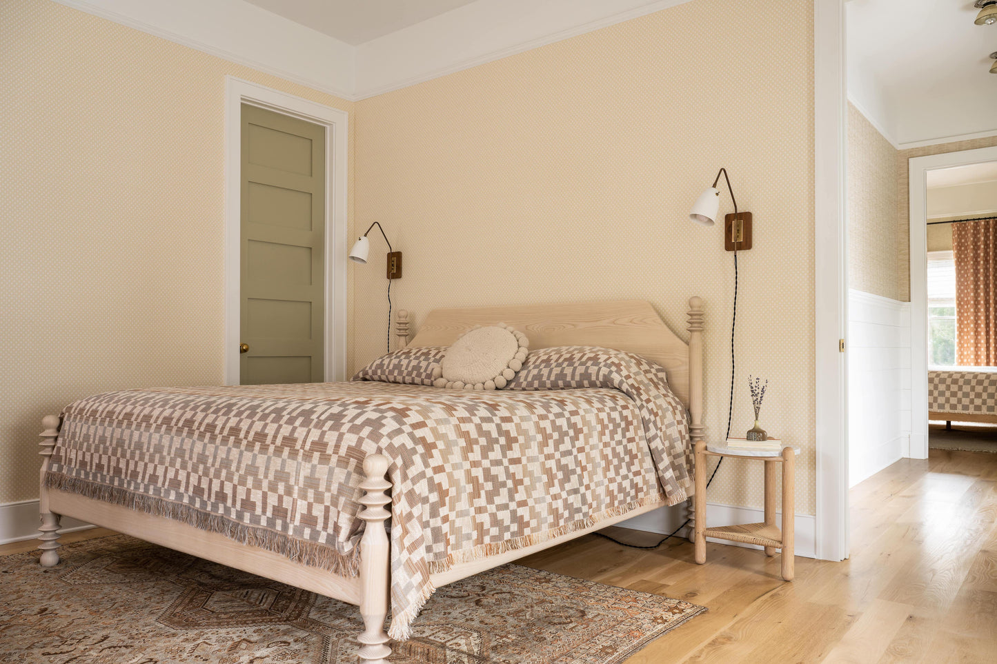Esme Bedspread in Rust