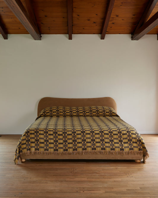 Reggie Bedspread in Brown
